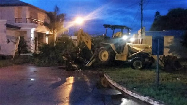 Fuerte tormenta azot a Charata y caus graves destrozos